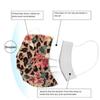 10PCS Adult Leopard Print Plus Flower Three-Layer Ddisposable Protective Mask