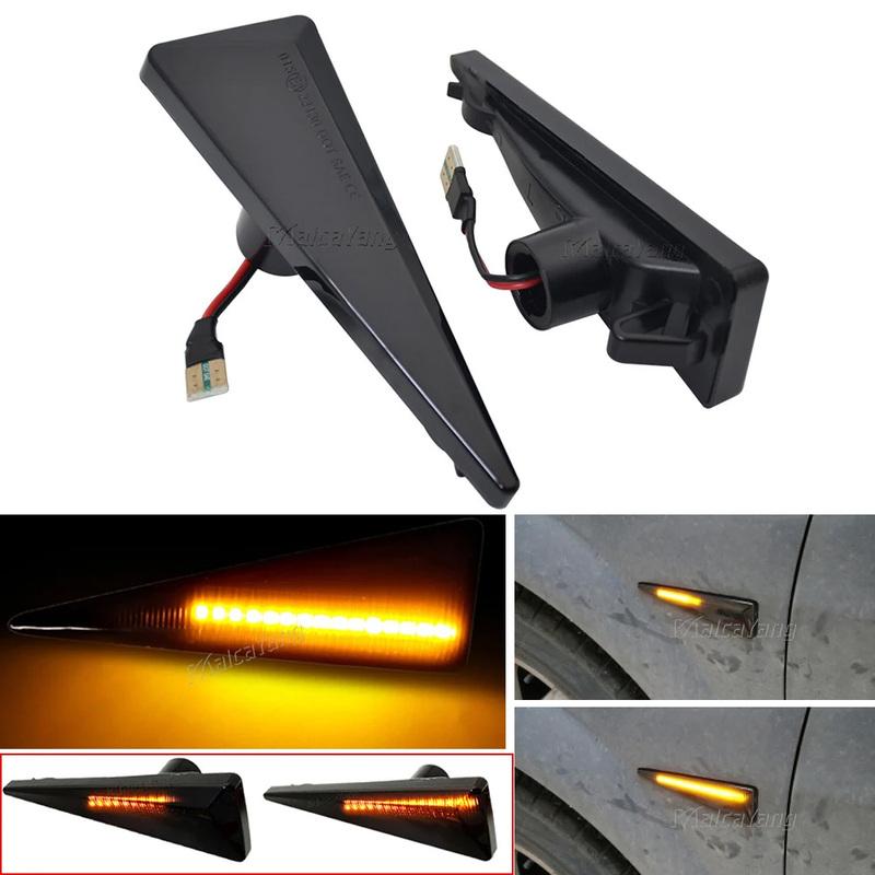 Dynamic Flowing LED Side Marker Turn Signal Light For Renault Avantime Espace IV Megane 2 CC Grand Scenic 2 MK Vel Satis Wind