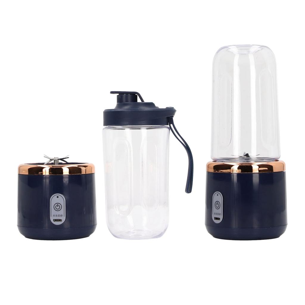 Portable Blender 400ml 6 Blades 22000rpm 1500mAh Food Grade PCTG USB Charging Travel Blender for