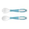 Baby Fork Spoon Set First Training Self Feeding Toddler Utensils Set Easy Grip Spoons Forks