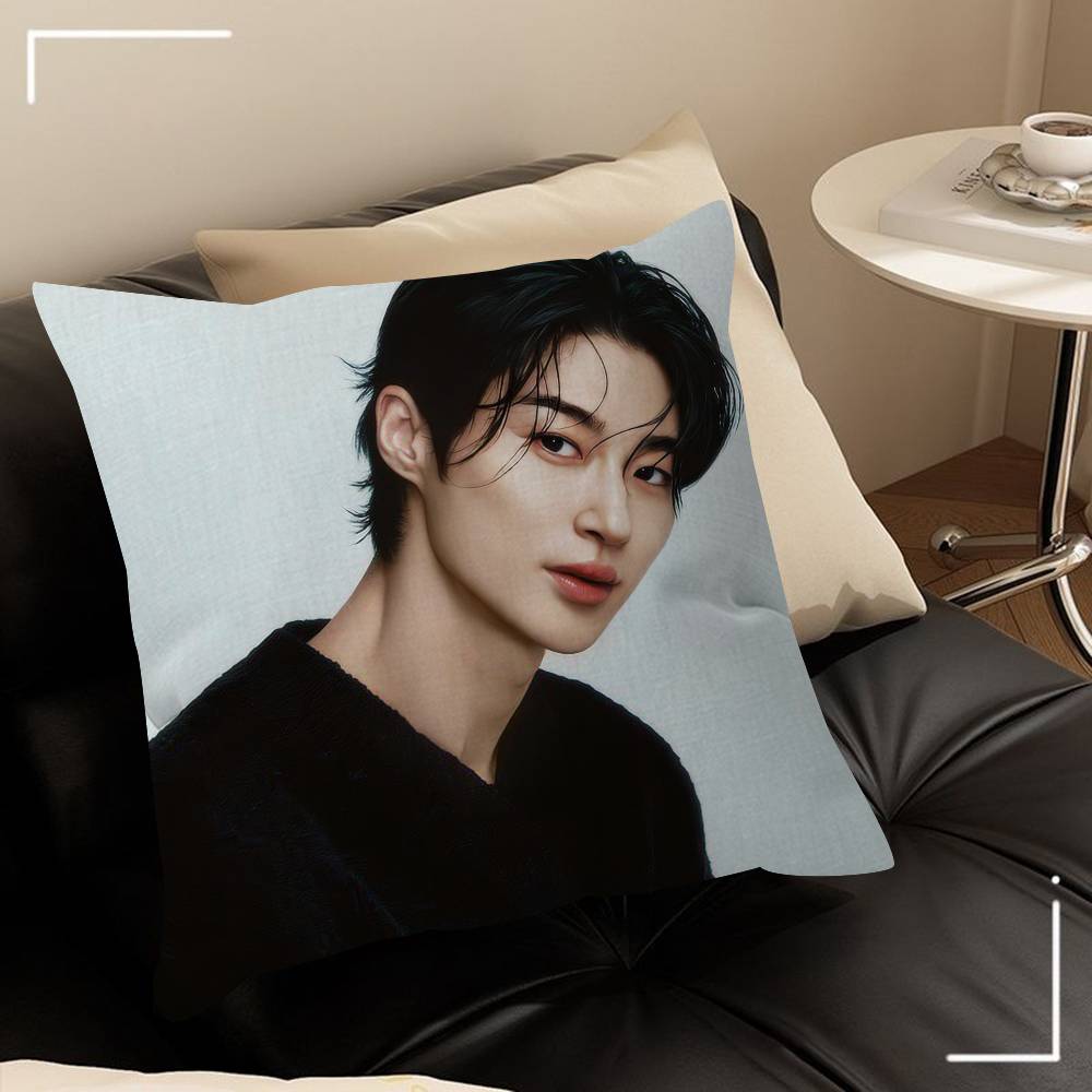 Celebrità Coreana Byeon Wooseok Copricuscino Federa Cuscino Decorazione Federa Cuscino Stampata Per Divano