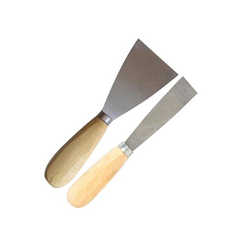 NOON HORSE 1-inch Wood Handle Putty Knife (12 Pack)