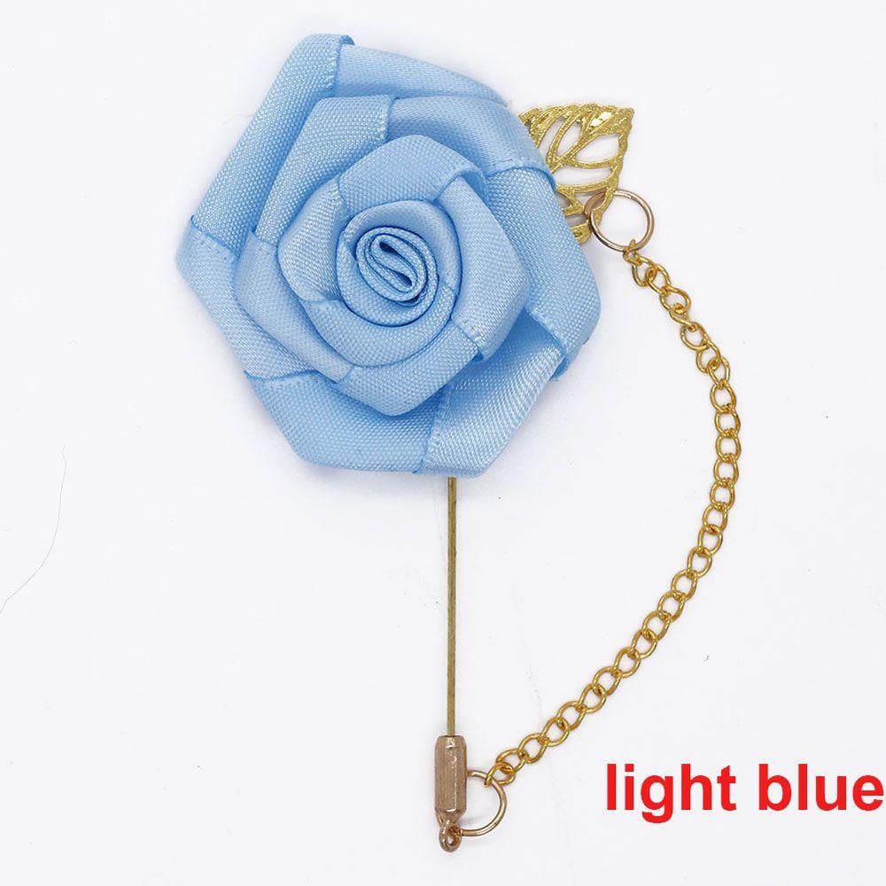 Groom Boutonniere Corsage Lapel Pin Simple Roses Brooch Pins Fashion Accessories Brooches Jewelry