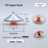 Purple Copper D32 Laser Cutting Machine Nozzle - Single & Double Layer