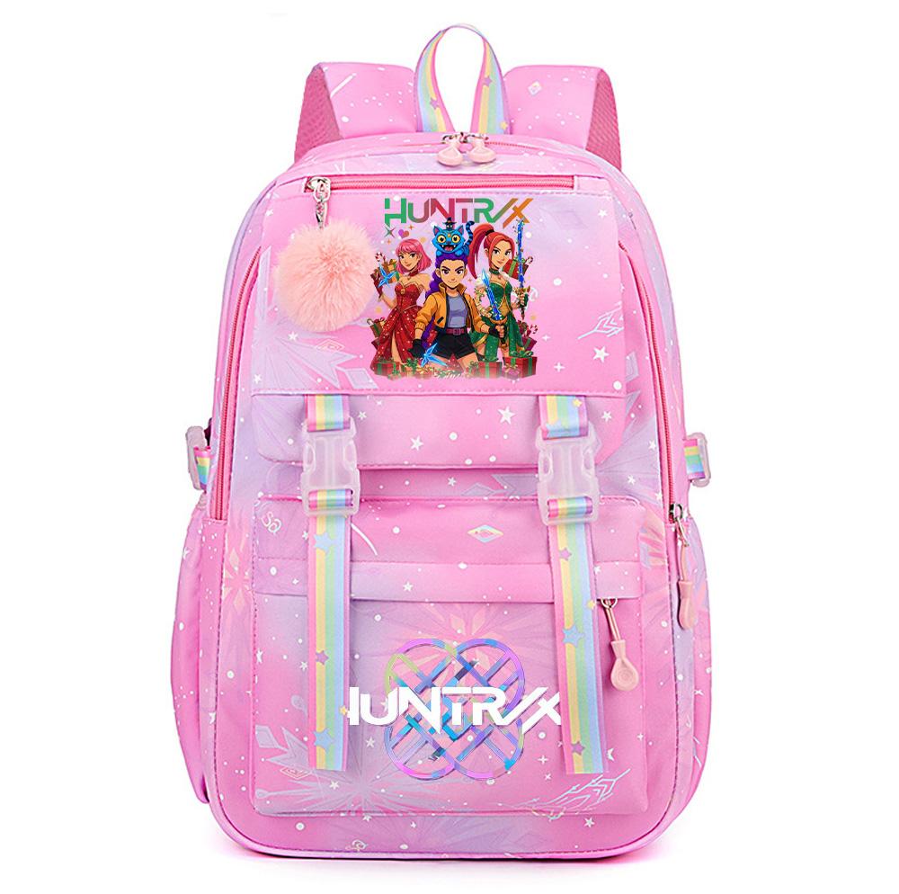 Christmas K-Pop Demon Hunters Printed Large Capacity Waterproof Backpack Teenger Student Girl Boy Schoolbag Bookbag waterproof Travel Bag Mochila