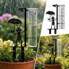Clear Tube Garden Rain Gauge Dual Scale Rainfall Gauge New Outdoor Rain Gauge  Patio Planter