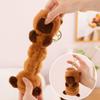 Stretchable Plush Couple Keychains Rotatable Capybara Plush Doll Capybara Plush Keychain  Kids