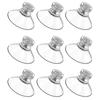 Suction Cup Plastic Pads, Clear PVC Sucker Pads, Strong Adhesive Holder for Windows, Bathrooms, Glass Walls, Car Sun Shades