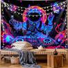 VIKAMA Astronaut DJ Plattenspieler Sternenhimmel Wandteppich Nebel Esports Gaming Zimmer Musik Trend Wohnzimmer Wandbehang Raumdekoration