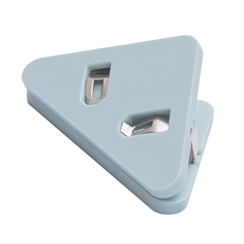 Transparent Triangle Corner Paper Clip - Office & Student Organizer