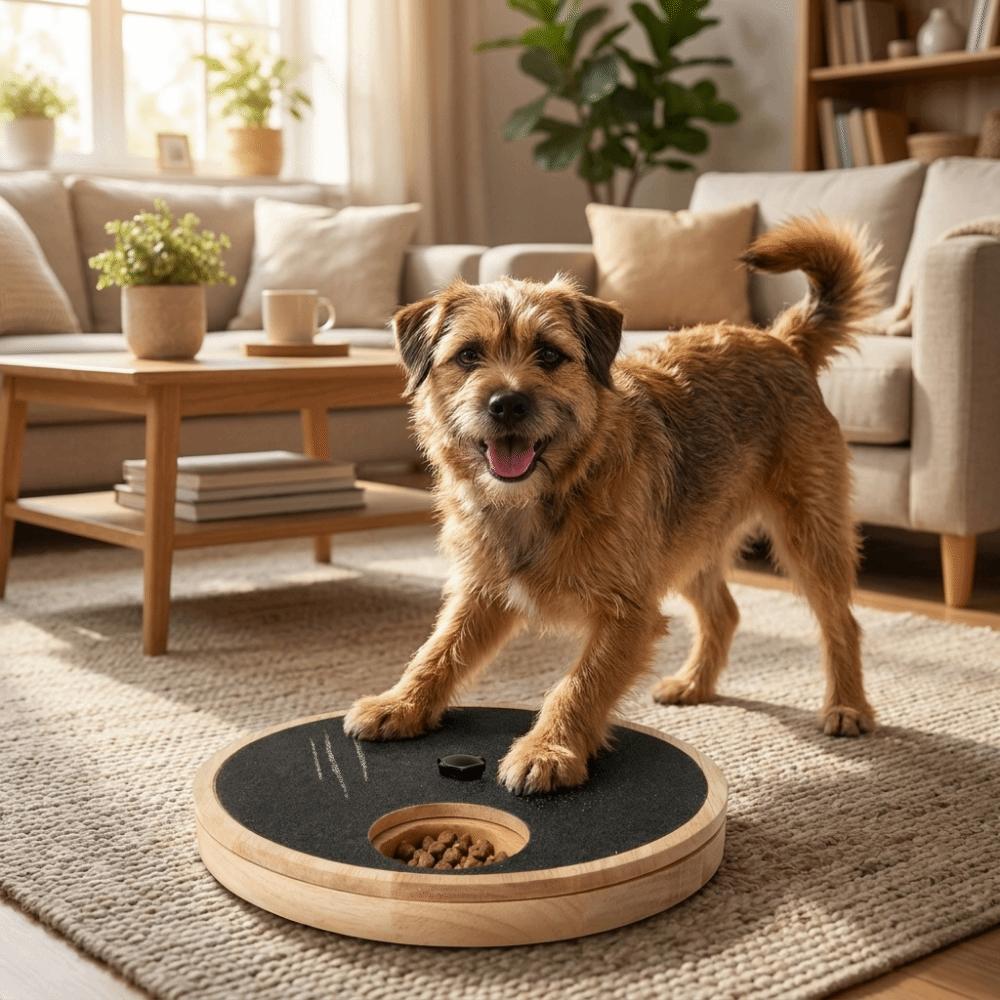 Massivholz Hund Kratzbrett Rund Hund Krallen Schleifpad Kratzpad für Hunde