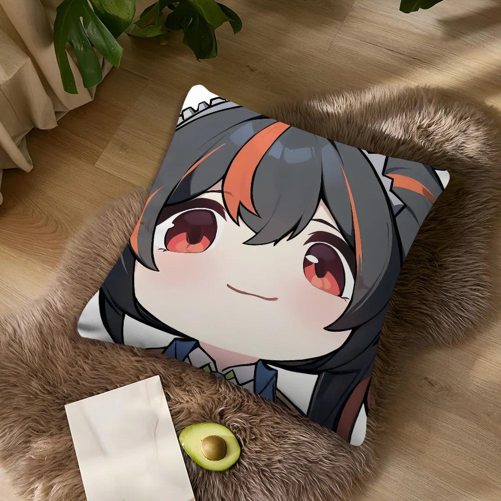 

Cute Q Version ZZZ Ellen Nicole Miyabi For Bedroom Car Coffee Shop Room Soft and Living Room Sofa Decorative Pillow Cover Case 45cmx45cm