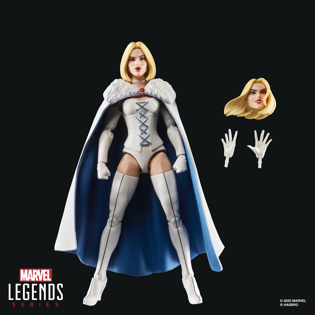 Hasbro Marvel Legends Series Emma Frost, X-Men '97 Collectible 15cm Action Figure Toy G0808 Authentic