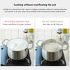 1Pc Stainless Steel Pot Watcher Disc Kitchen Essential Prevent Pasta Soups Milk Boiling Over Boil Control Disc For Home Cookers
