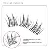 With Jelly Glue Strips Manga Lashes No Stem No Glue 3D False Eyelashes  Party Supplies