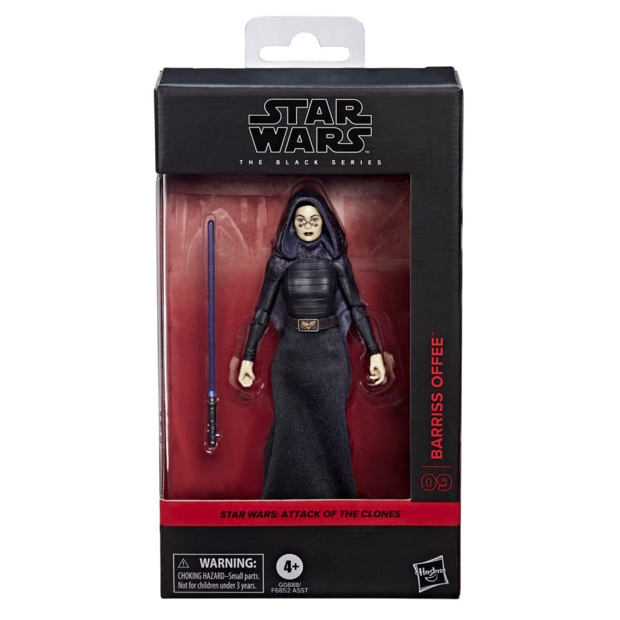 Star Wars Black Series Barriss Attack of the Clones Premium Collectible Action Figure Offee, 6-Inch