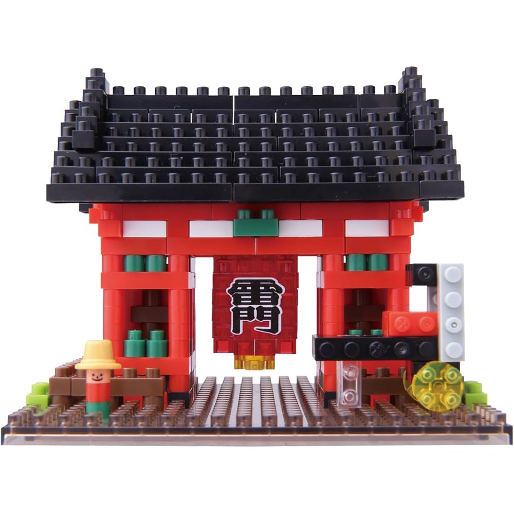 Kawada Nanoblock NBH_115 Thunder Gate Building Set 150 Pieces Educational Toy
