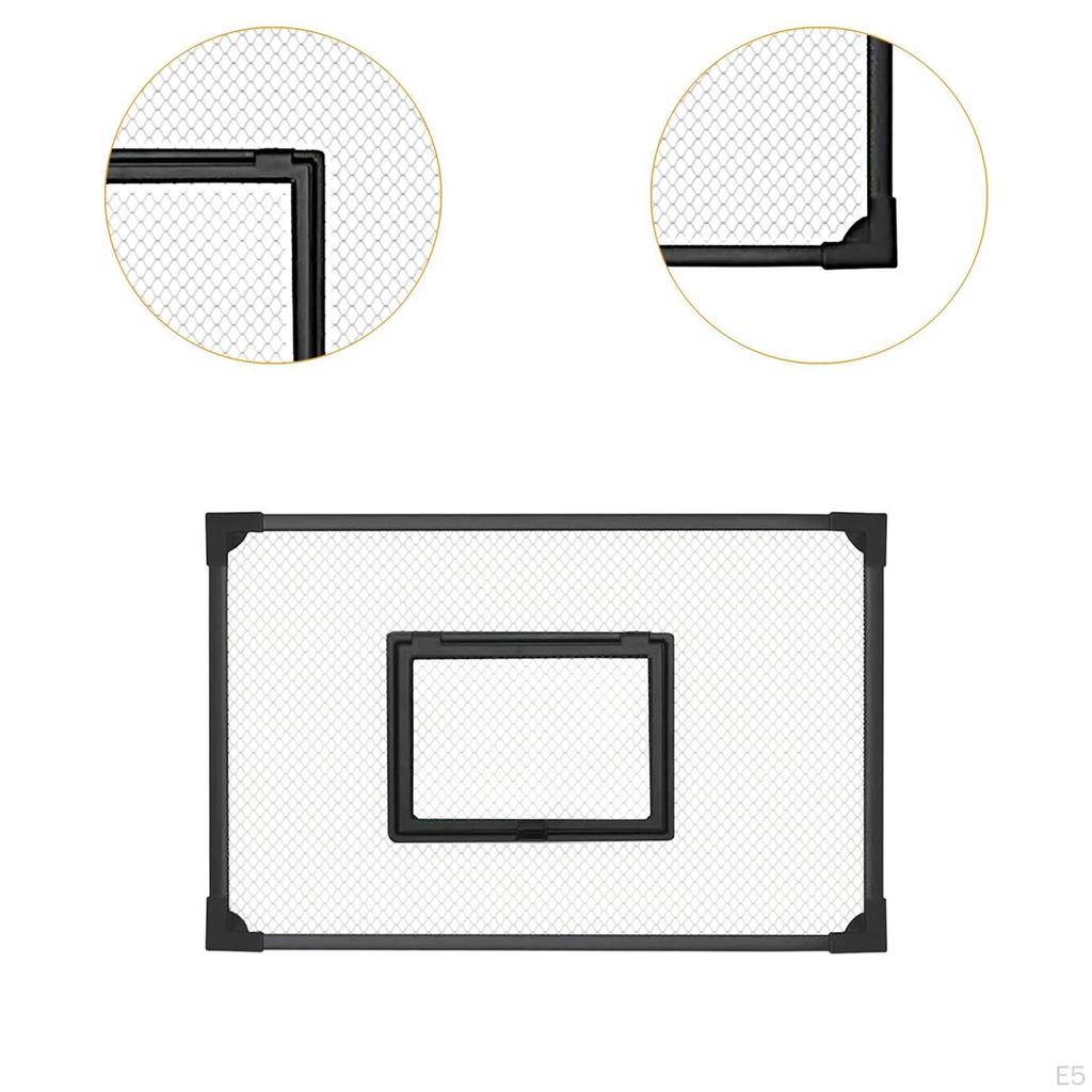 Aquarium Net Cover Edges Anti Reptile Lid Professional Accessory Easily Install Versatile with