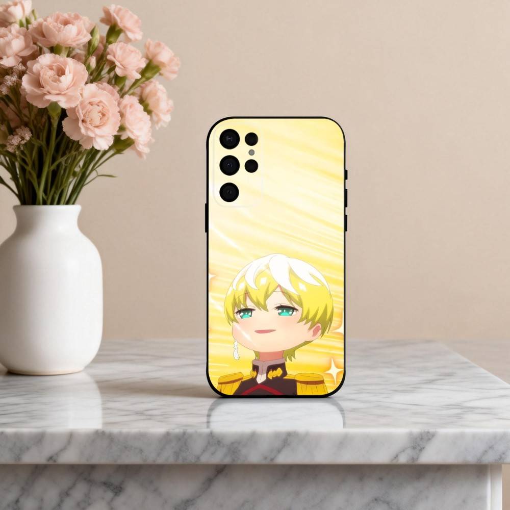 Web Manga C-Chained S-Soldier Phone Case For Samsung S25,24,23,22,30,21,10,9,Ultra,Plus,Lite,FE,4,5 G Soft Black Case