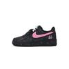 Nike Air Force 1 Slip Resistant Abrasion Resistant Low Top Skateboard Shoes Unisex Black Pink CW2288-001(Team970-)