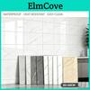 6030cm 10pcs Marble Adhesive Self Tile Wall Sticker Waterproof Peel And Stick Wall Decor For Bathroom Kitchen Renovation Diy Tile Decal