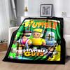 Stumble Guys Flannel Blanket Soft Warm All-Season Throw, Design for Camping, Car Travel, Hiking Sofa, Bed, Office Perfect Gift for Parties