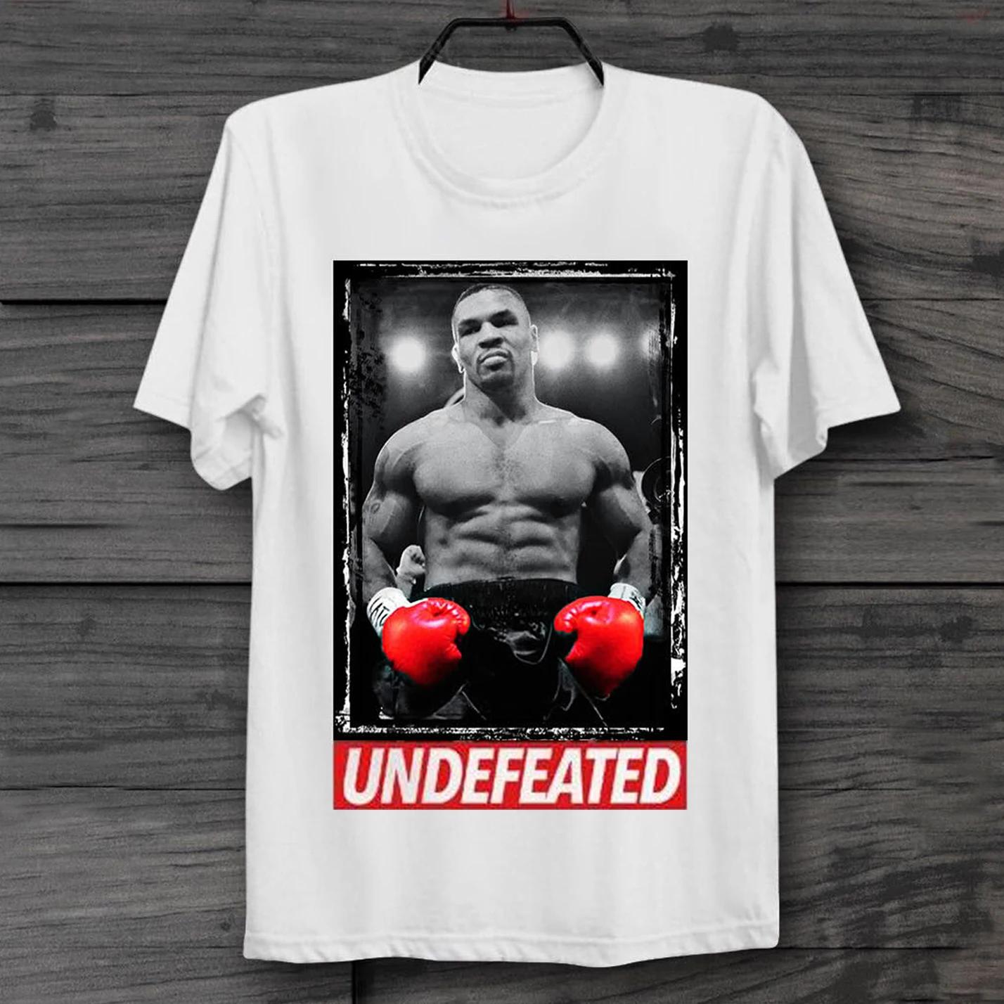 

Iron Mike Tyson Boxing Undefeated Hall of Fame Cool Vintage Unisex T Shirt Cotton ONeck Short Sleeve T Shirt New Size S3XL S