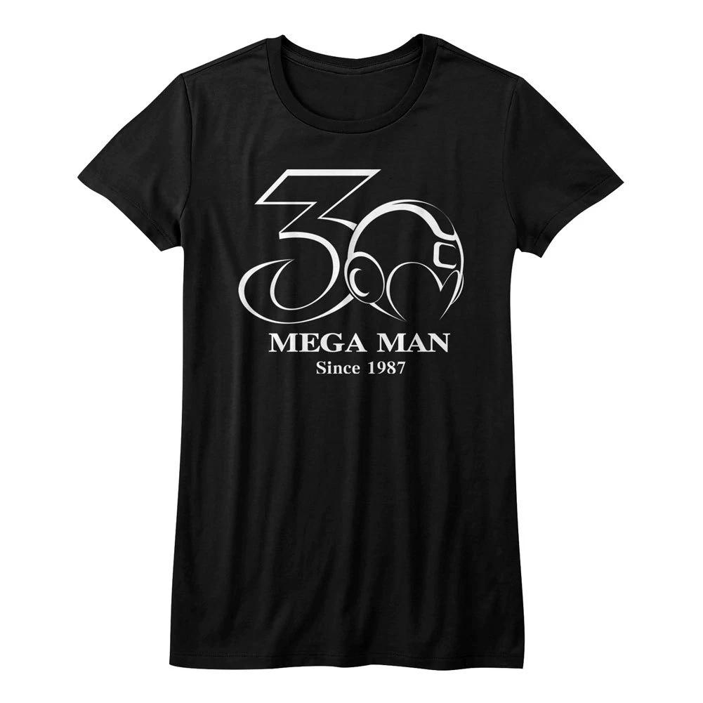 Mega Man 30 Since 1987 Capcom Video Game Women s Fitted T Shirt S