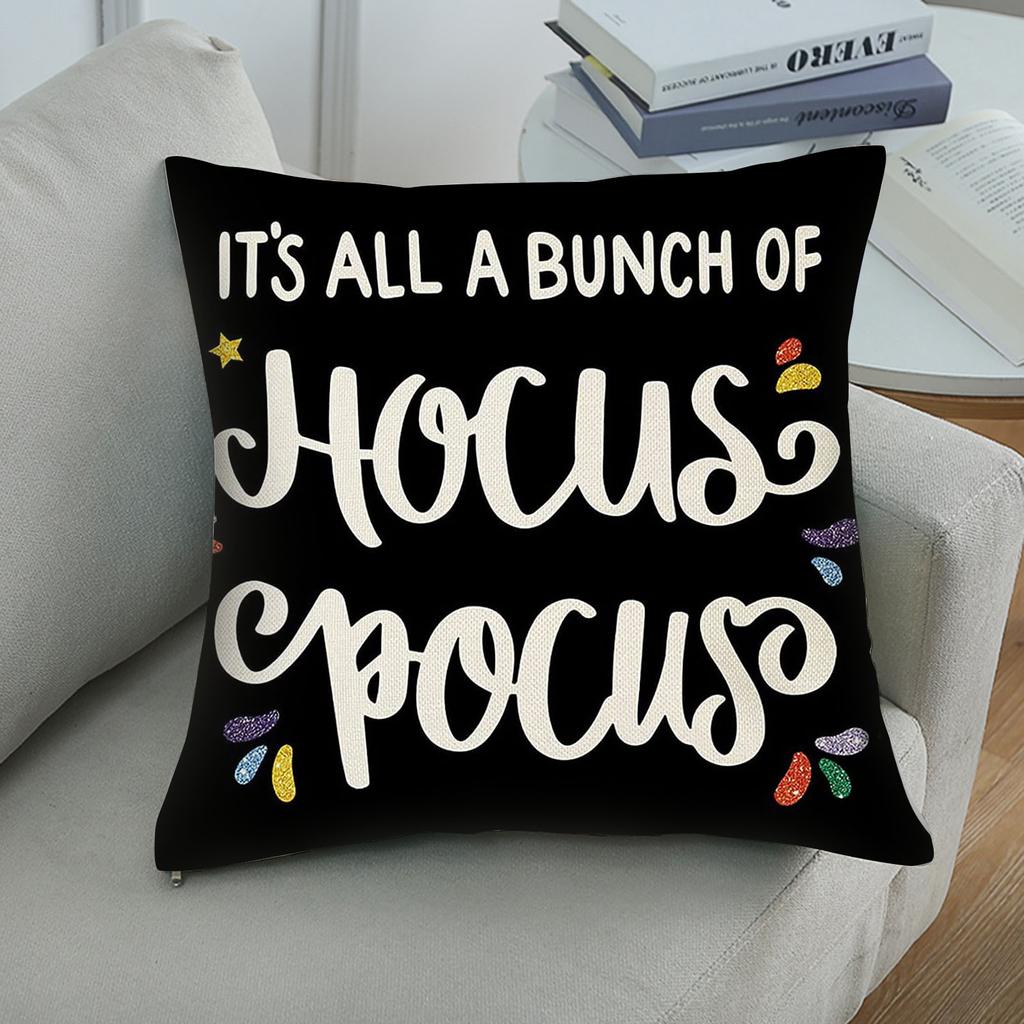 Halloween Throw  Cover Case Decorations 18 X 18 Inch Home Decorations Cushion Case For Sofa Couch Set Of 4