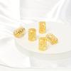 5pcs Hair Braiding Dreadlocks Beads Dread Locks Hair Braid Tubes Hollow Out Hair Ring  for Braids
