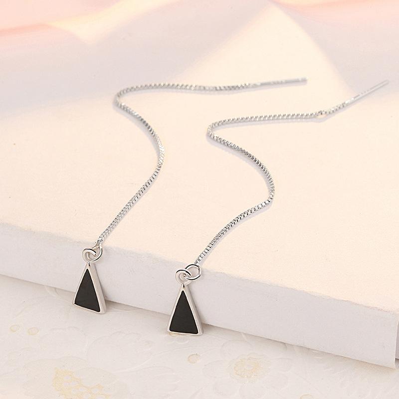 New 925 Sterling Silver Earrings for Women Original Charm Double Hoop Earrings Pave CZ Fine Engagement Anniversary Jewelry Gift