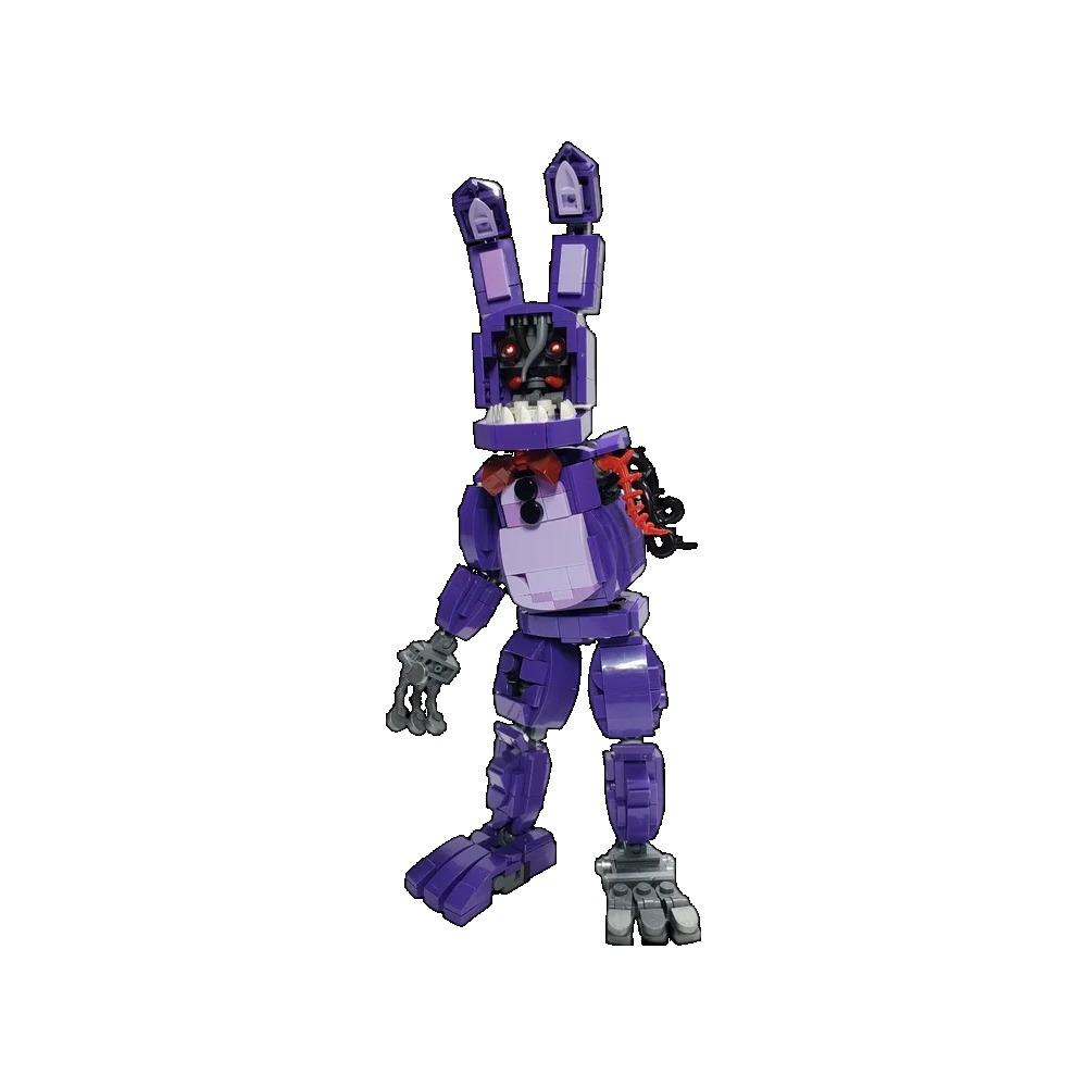 Stavební bloky sada figurek Withered Bonnie, doplňky, dekorace pro dospělé, cihly, dekorace, vánoční dárek