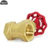 1/2" 3/4" 1" Internal thread brass gate Water Valve Switch Valve Female Thread Brass Gate Valve With Steel Handwheel Gate Valves