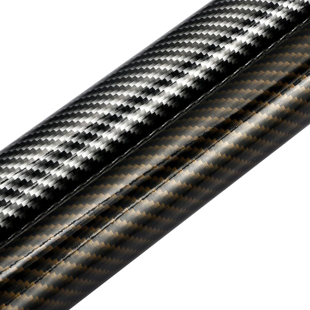 2D High Glossy Carbon Fiber Vinyl Wrap Film 10/30*100cm Automobiles Car Motorcycle DIY Decorative Sticker Wrapping Covering Film