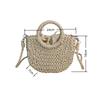 New Fashion Women Woven Bag Portable Basket Female Summer Popular Crossbody Straw Bag Beach Purses and Handbags