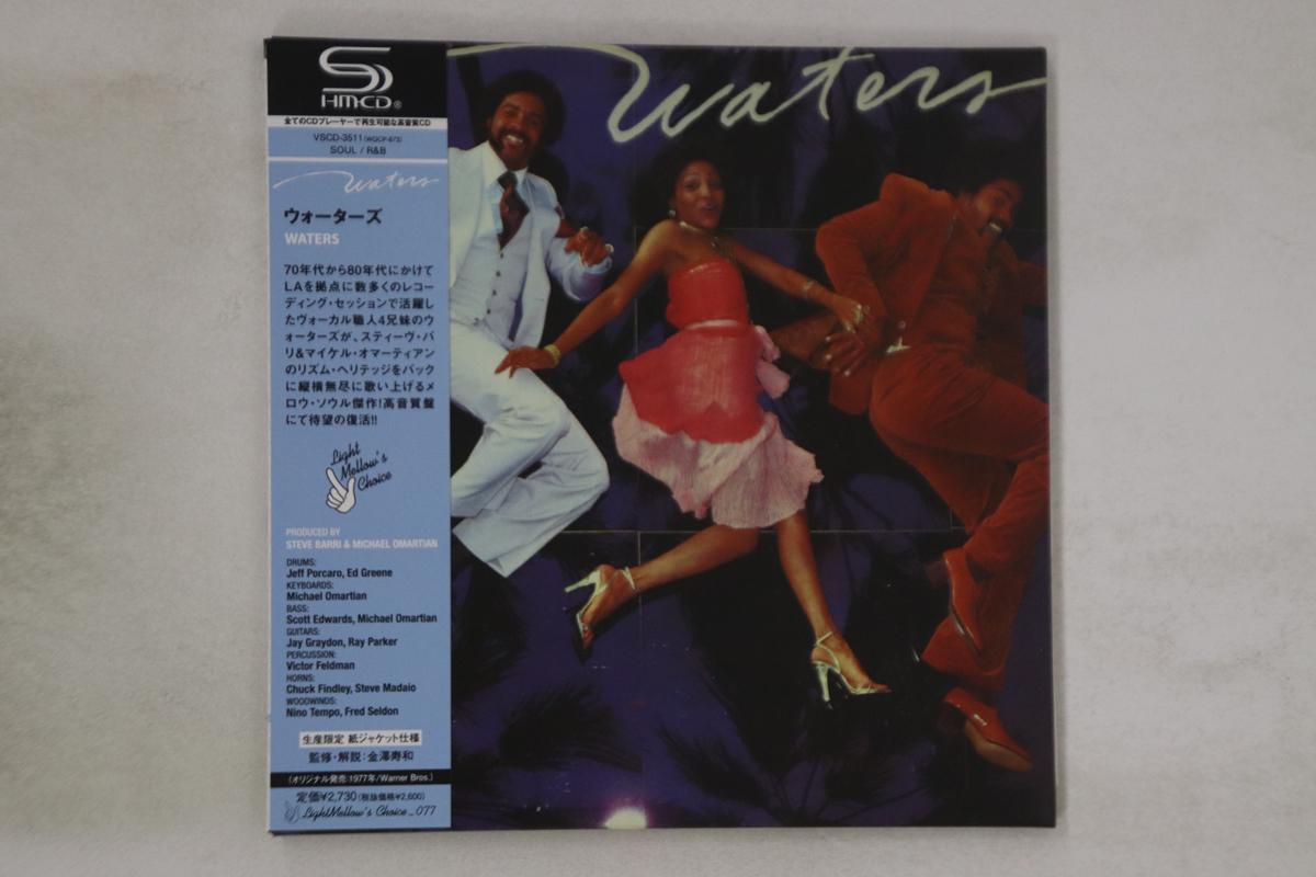 

CD WATERS - Waters (Paper Sleeve) VSCD3511 Vivid Sound 2010 Japan Obi Soul/Funk Used