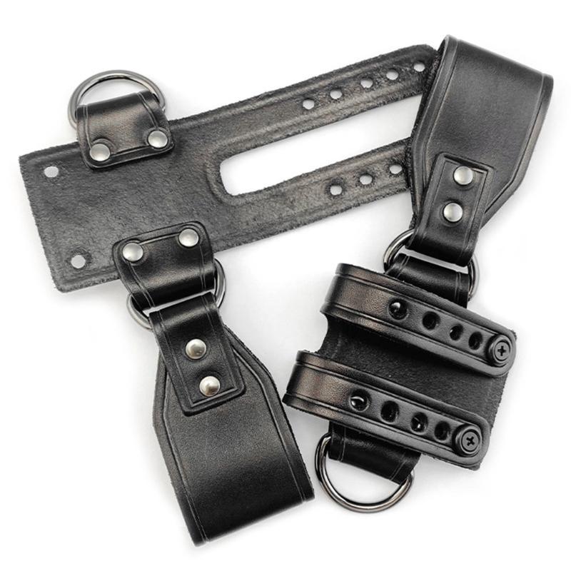 Premium Leather Knifed Sheathes Belt Buckles Regulable Quickly Release for Camping Hiking Enthusiasts
