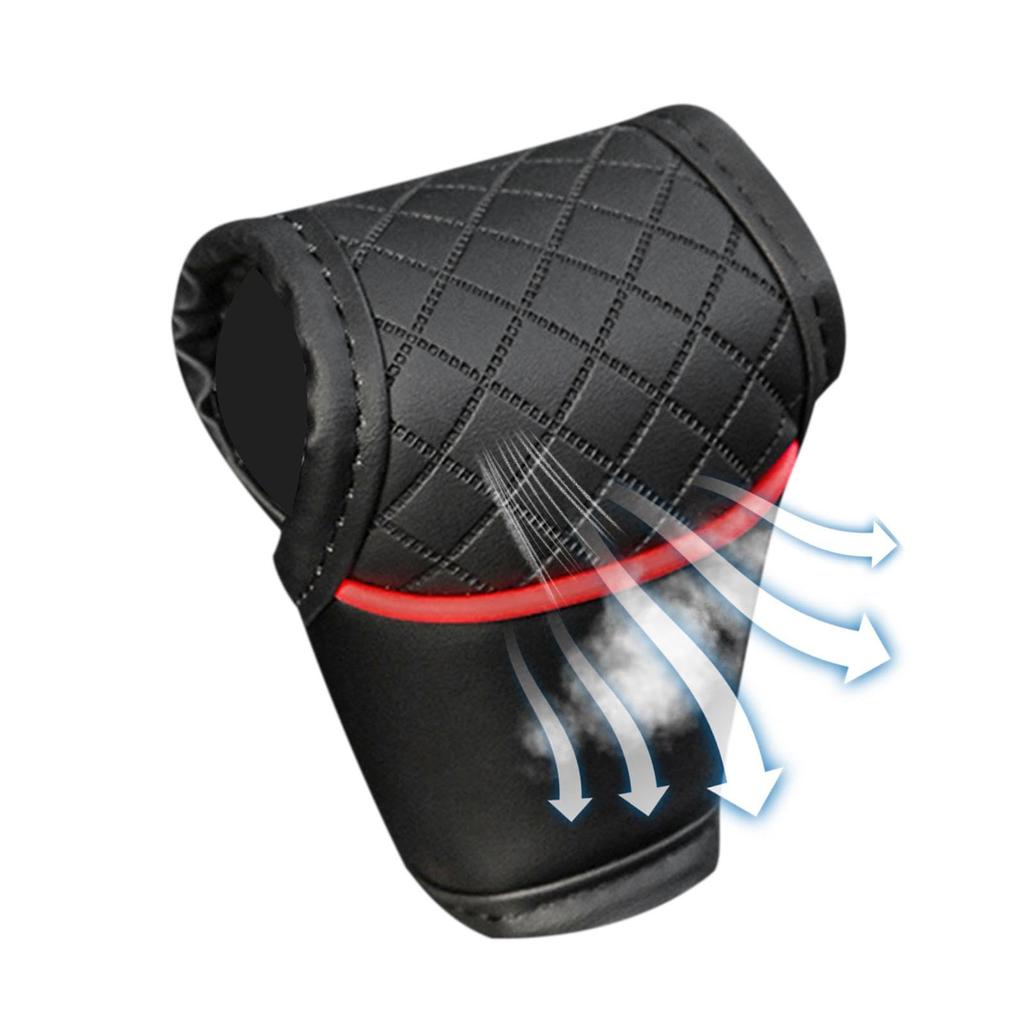 Car Gear Shift Knob Cover Universal Shift Knob Cover Leather Car Gear Shift Cover