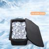 Blue Silicone Ice Bath Ice-cube Mold+lid Reusable Ice-cube Mold