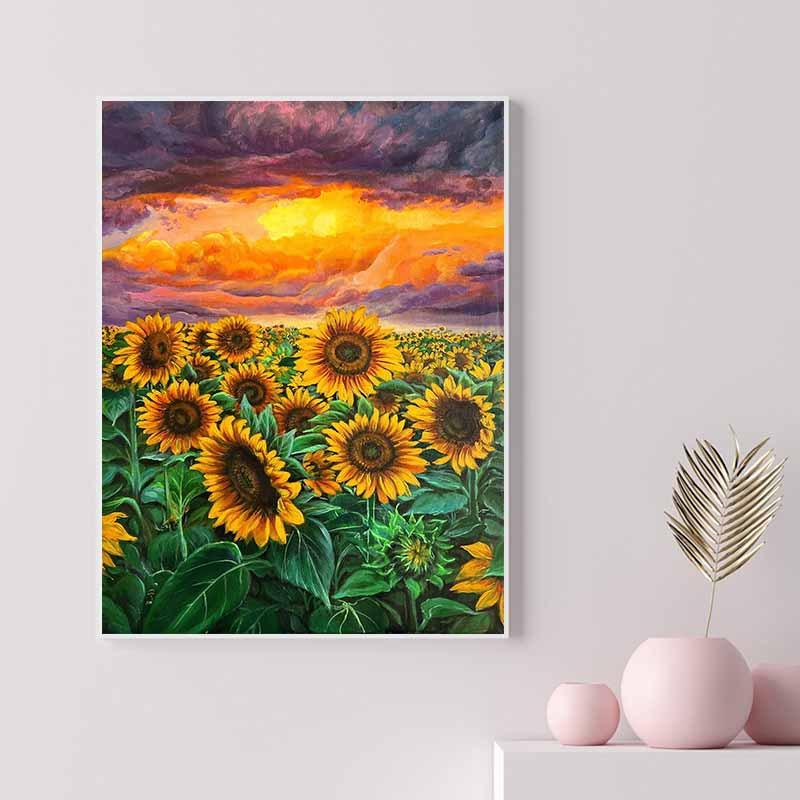 40X50Cm Diamond Painting Large Size Diamond Sticker Bedroom Living Room Decorative Painting With Photo Frame