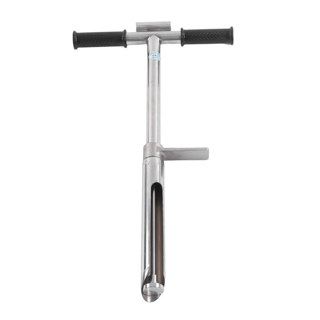 Soil Sampler Probe Tool Stainless Steel Accurate with Ejector Foot Pedal for Lawn Garden