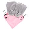1 Pair Nail Paraffin Heat Wax Protection Mitten Hands Gloves Spa Nail Art Tools