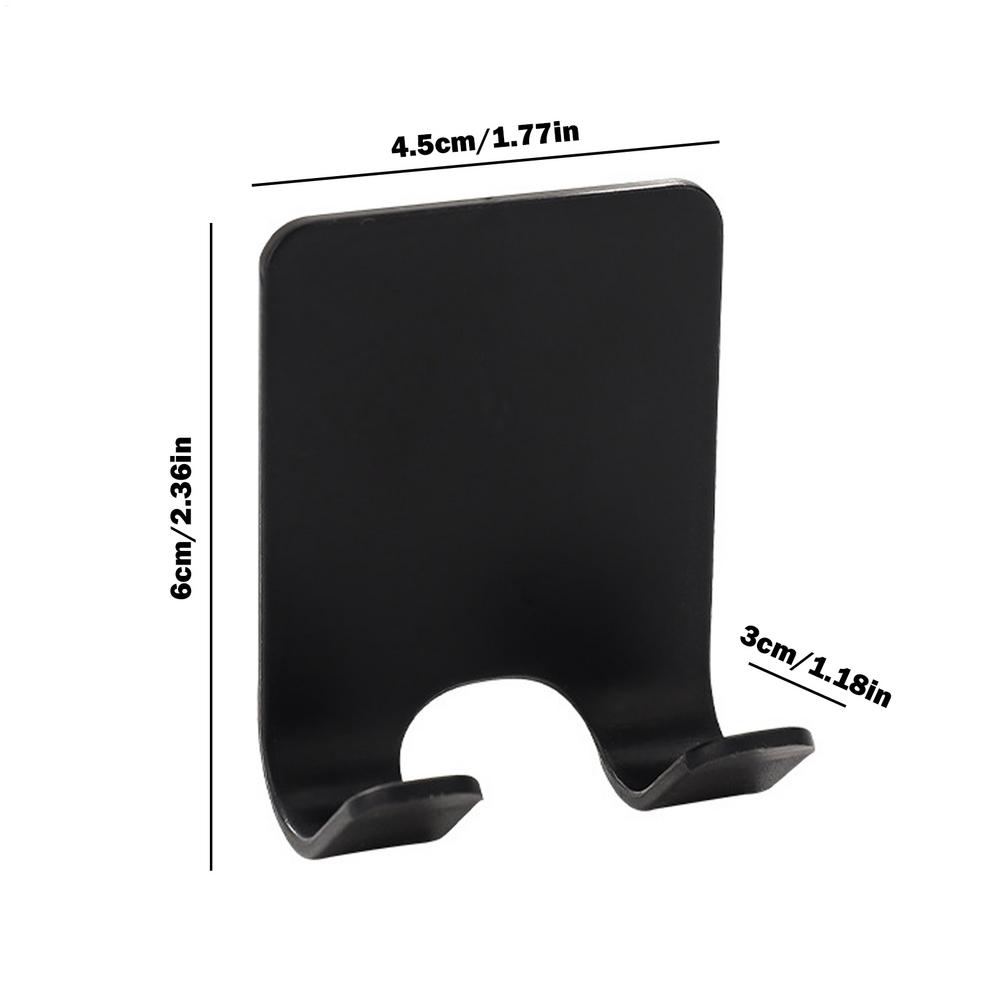 Adhesive Razor Holder Wall Mounted Bathroom For Shower Hook Rack Shaver Holder Plastic Hook Holder Razor Rack