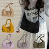 Versatile Pleated Dumpling Bag Lightweight Women's Shoulder Bag Stylish Drawstring Bag  Handbag