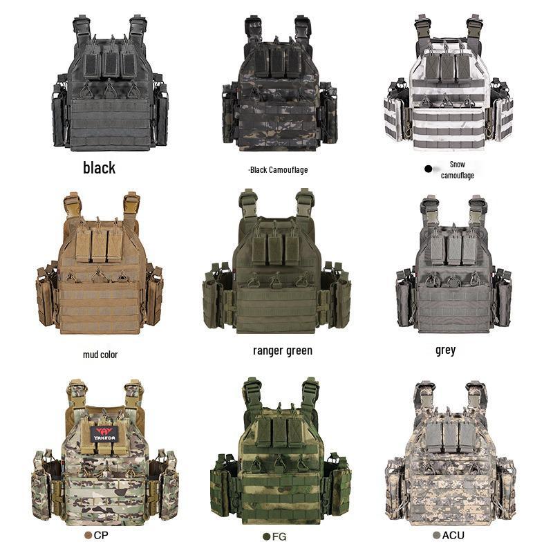 Outdoor Tactical Multifunctional Quick Release JPC Modular Vest for Military, Camping, and Combat Enthusiasts