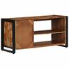 Shoe Bench Multicolour 100 X 40 X 50 Cm Solid Reclaimed Wood