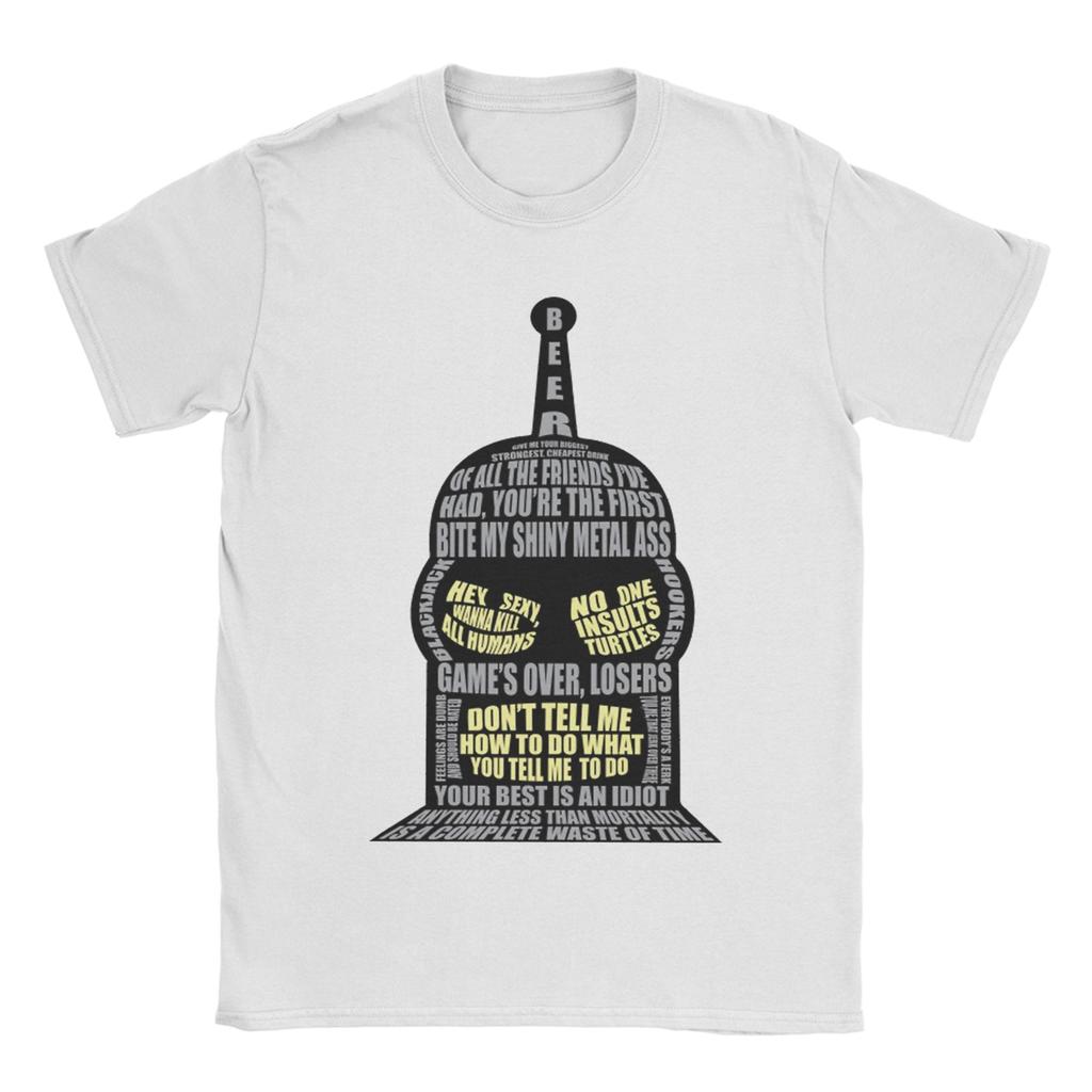 Futuramas Cartoon Comic Apparel Men Women T Shirt Cotton Tee Print  T-shirt Clothes