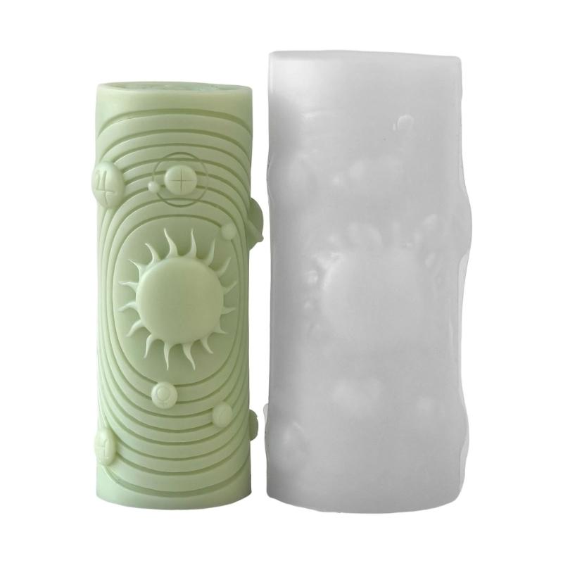 

Reusable Star Pattern Candle Making Mould Silicone Materials Artistic Designs Crafting Accessories