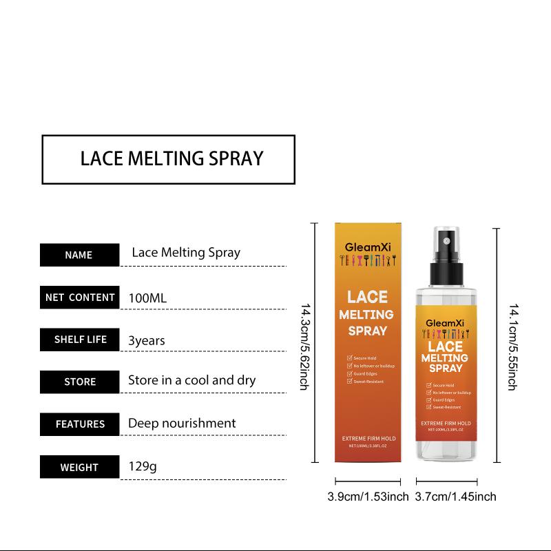 Lace Wig Adhesive Spray Sensitive Scalp Friendly Lightweight Fluffy Finish for Confident All Day Wear Any Occasion