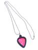 TUOREN Guitar Pick Holder Necklace with 3 Stainless Steel Picks and Colorful Celluloid Picks for Electric and Guitar, Bass, Ukulele, Guitarists,